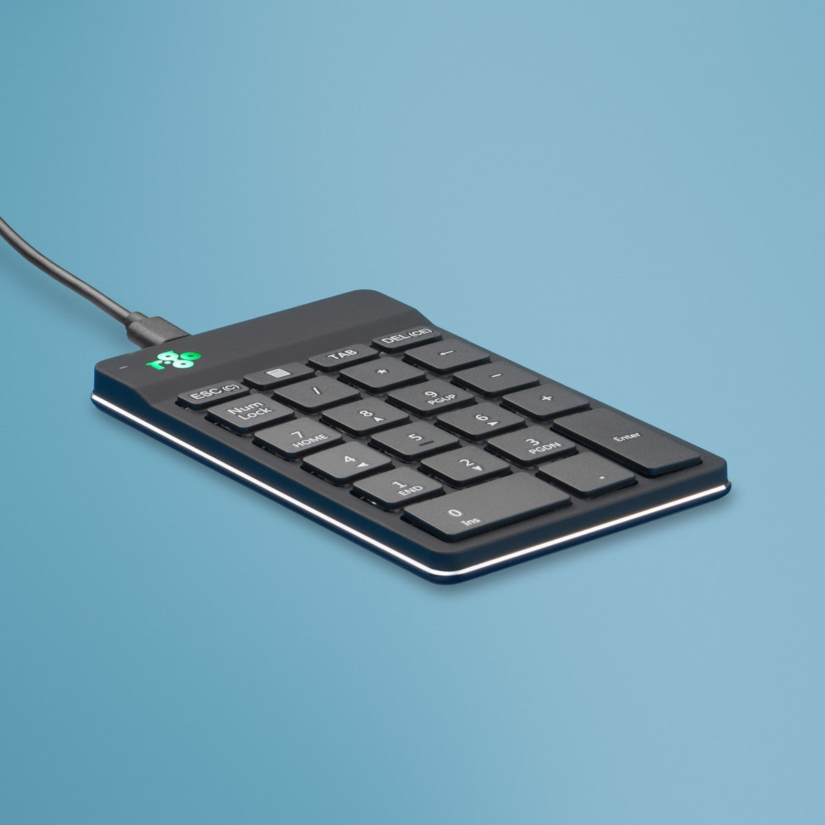R - Go Tastatur R - Go Numpad Break - ergonomischer Ziffernblock mit Pausensoftware - kabelgebunden - schwarz - USB - Universal - 1,5 m - Schwarz - Tastatur