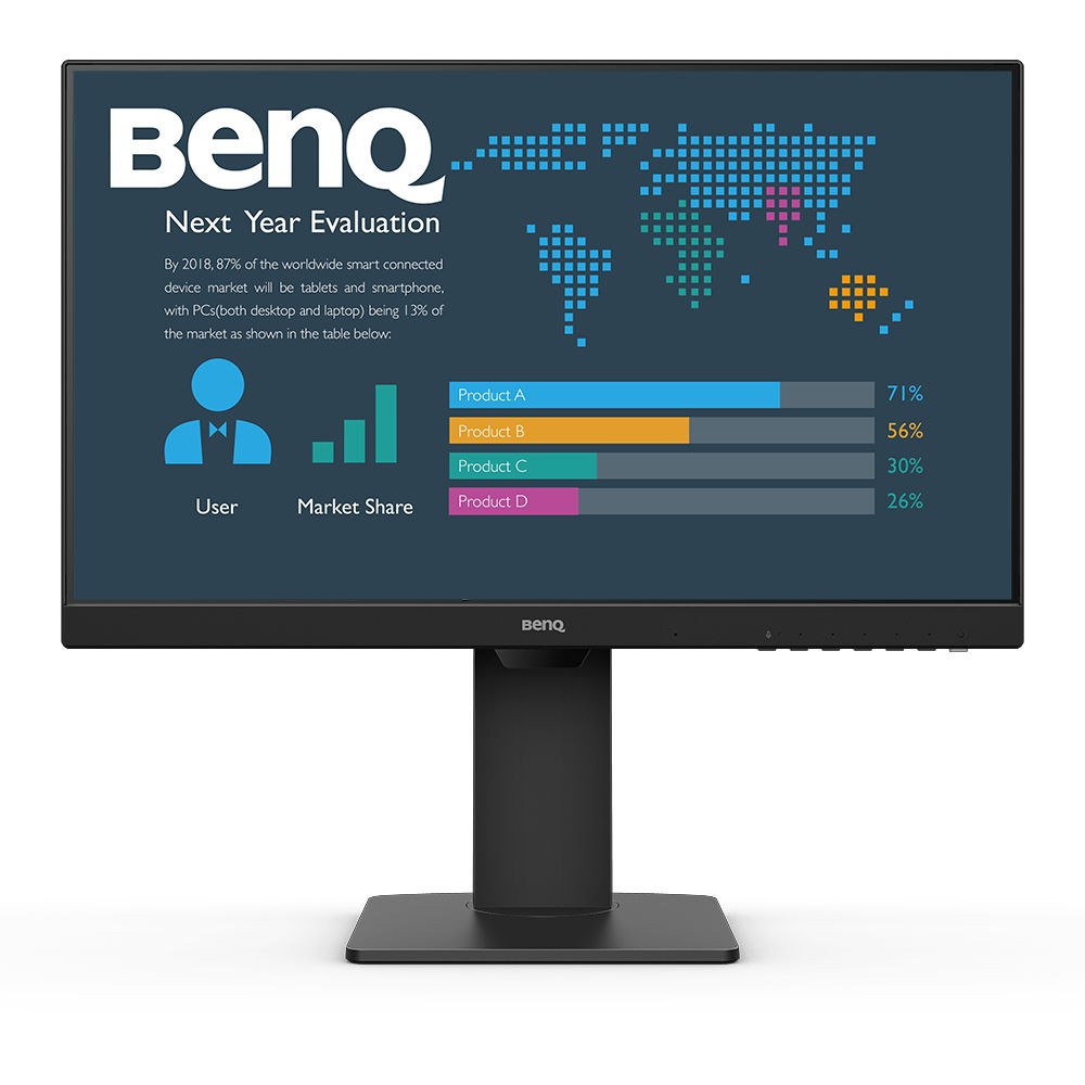 BenQ BL2486TC - LED - 60.5 cm (23.8") - 1920 x 1080 Full HD (1080p) - Monitor