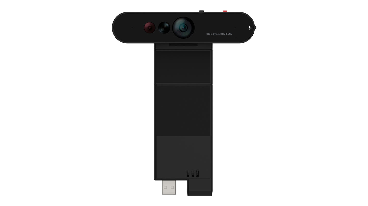 Lenovo ThinkVision MC60 - 1920 x 1080 Pixel - Full HD - 30 fps - 1080p - Sichtschutzblende - 90° - Webcam