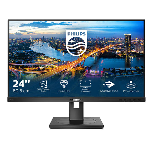 Philips B Line 245B1/00 - 60,5 cm (23.8") - 2560 x 1440 Pixel - Quad HD - LED - 4 ms - Schwarz - Monitor