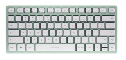 Cherry KW 7100 MINI BT - Kabellos - Bluetooth - Scherenschalter - QWERTY - Mintfarbe - Tastatur