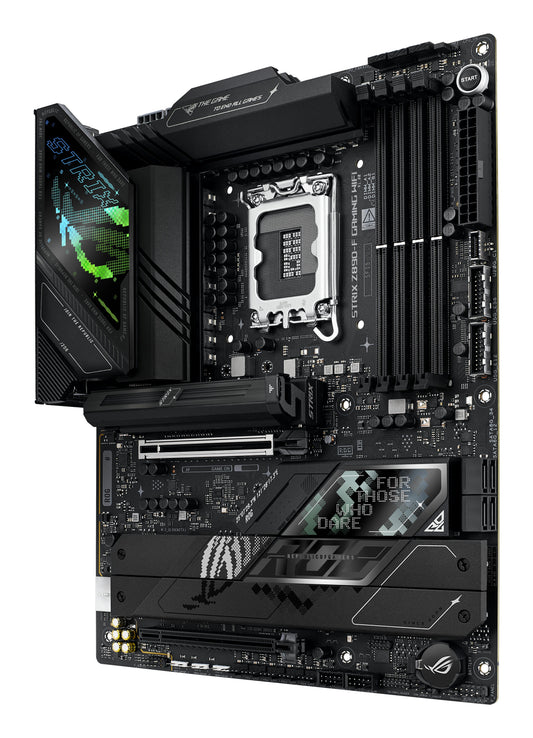 ASUS ROG STRIX Z890 - F GAMING WIFI, Intel, LGA 1851 (Socket V1), Intel Core Ultra (Series 2), DDR5 - SDRAM, 192 GB, DIMM - Intel Sockel 1851 (Core Ultra 100&200) - Mainboard