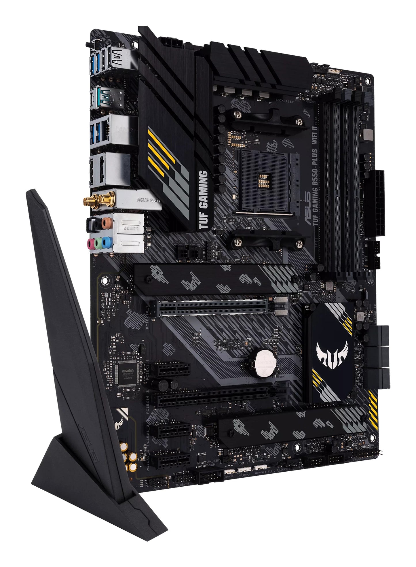 ASUS TUF GAMING B550 - PLUS WIFI II - AMD - Sockel AM4 - AMD Ryzen 3000 Series - Sockel AM4 - DDR4 - SDRAM - 128 GB - Mainboard