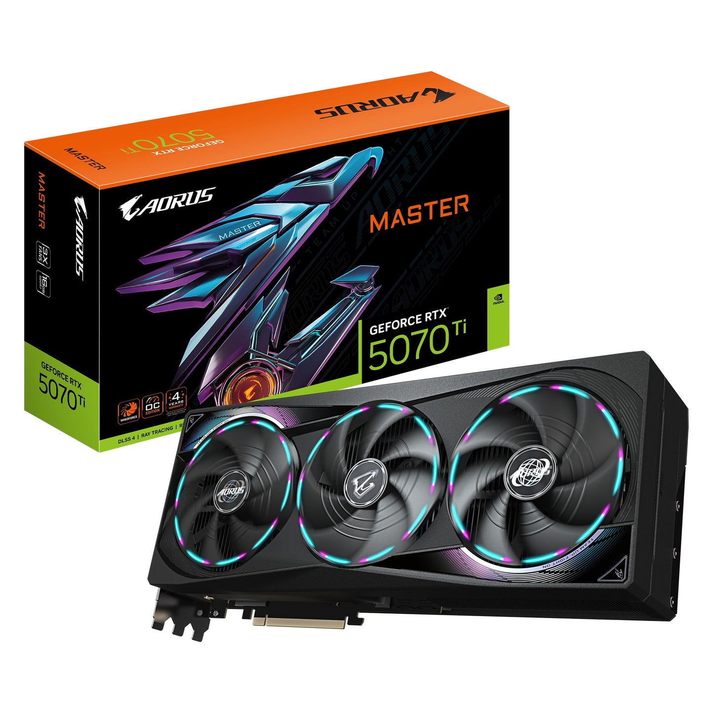 Gigabyte Aorus GeForce RTX 5070 Ti Master - PCI - Express - Grafikkarte
