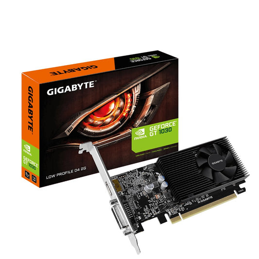 Gigabyte GV - N1030D4 - 2GL - GeForce GT 1030 - 2 GB - GDDR4 - 64 Bit - 4096 x 2160 Pixel - PCI Express x16 3.0 - Grafikkarte