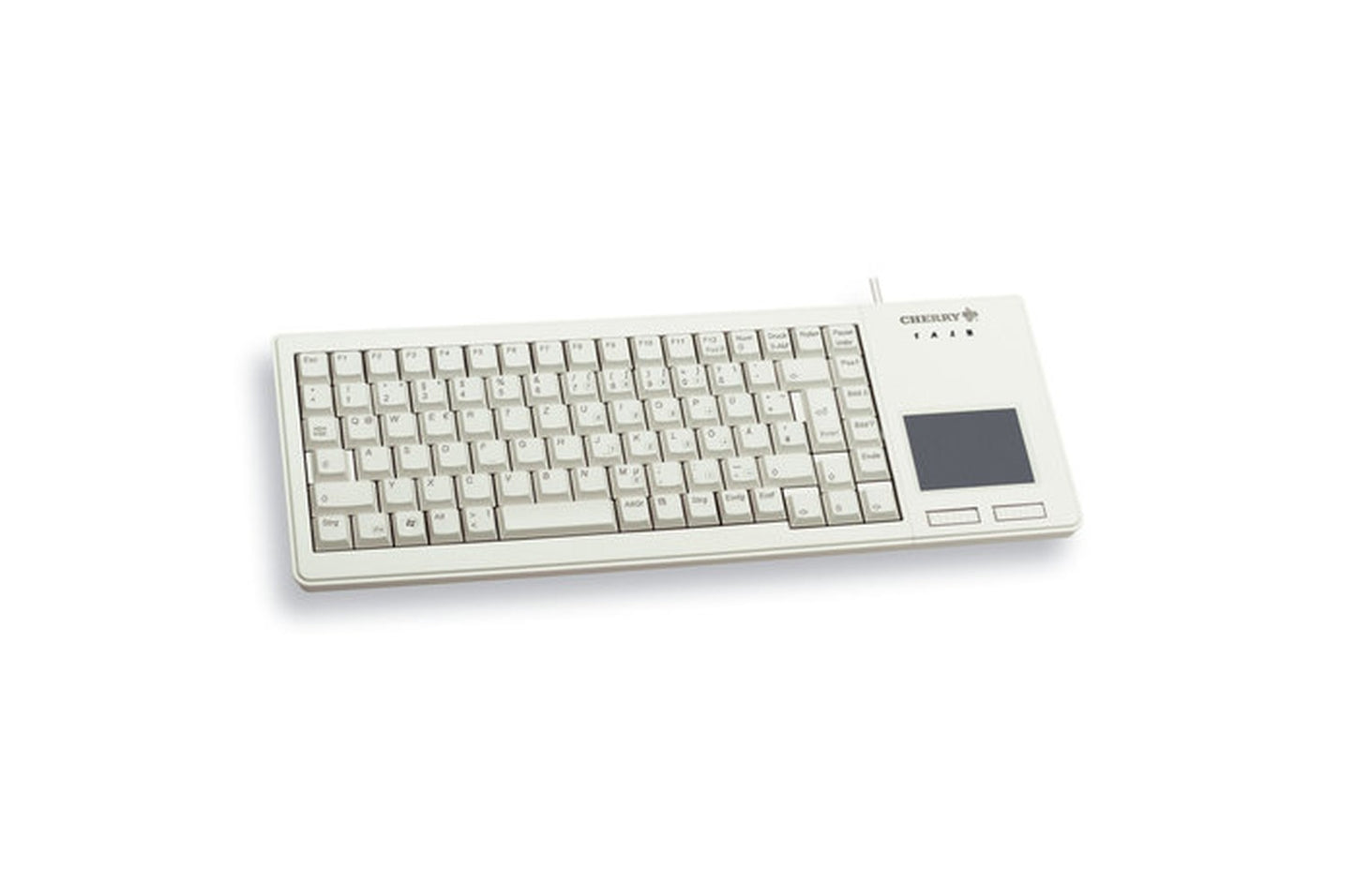 Cherry XS Touchpad - Volle Größe (100%) - Kabelgebunden - USB - QWERTZ - Grau - Tastatur