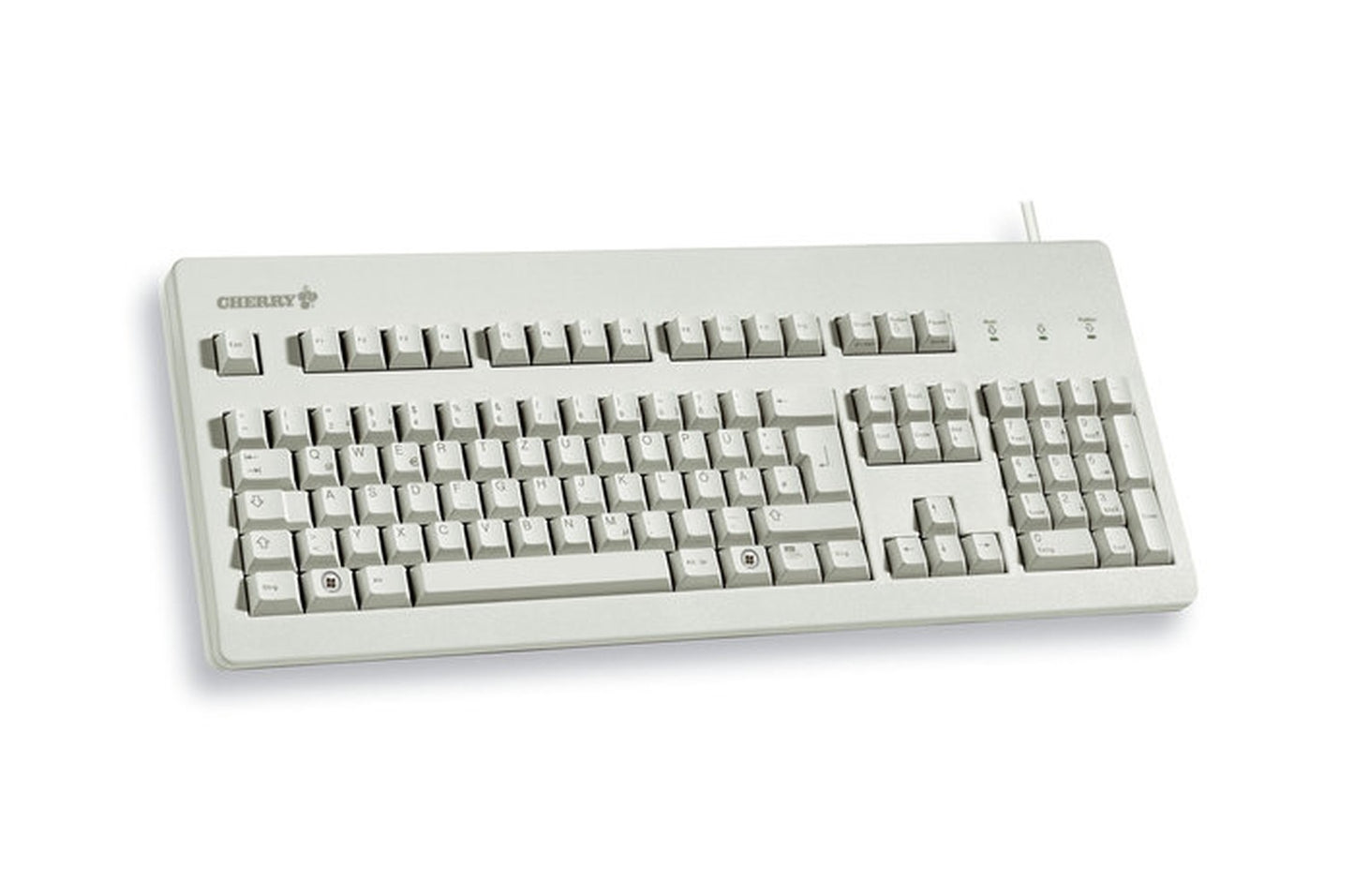 Cherry Classic Line G80 - 3000 - Laser - 105 Tasten QWERTZ - Schwarz, Grau - Tastatur