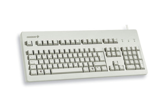 Cherry Classic Line G80 - 3000 - Laser - 105 Tasten QWERTZ - Schwarz, Grau - Tastatur