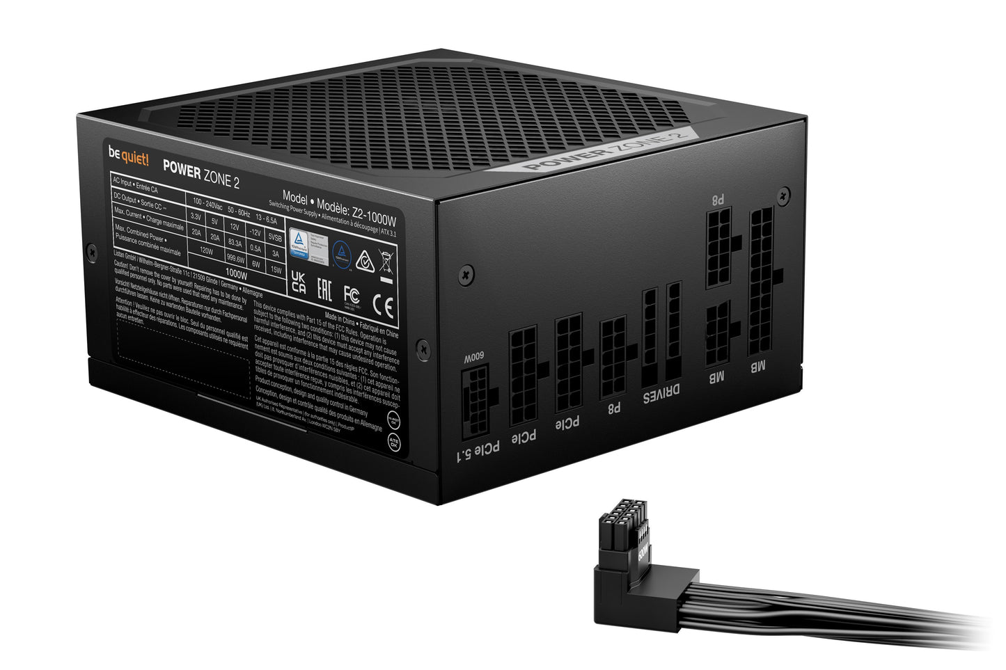 be quiet! Power Zone 2 1000W, ATX 3.1