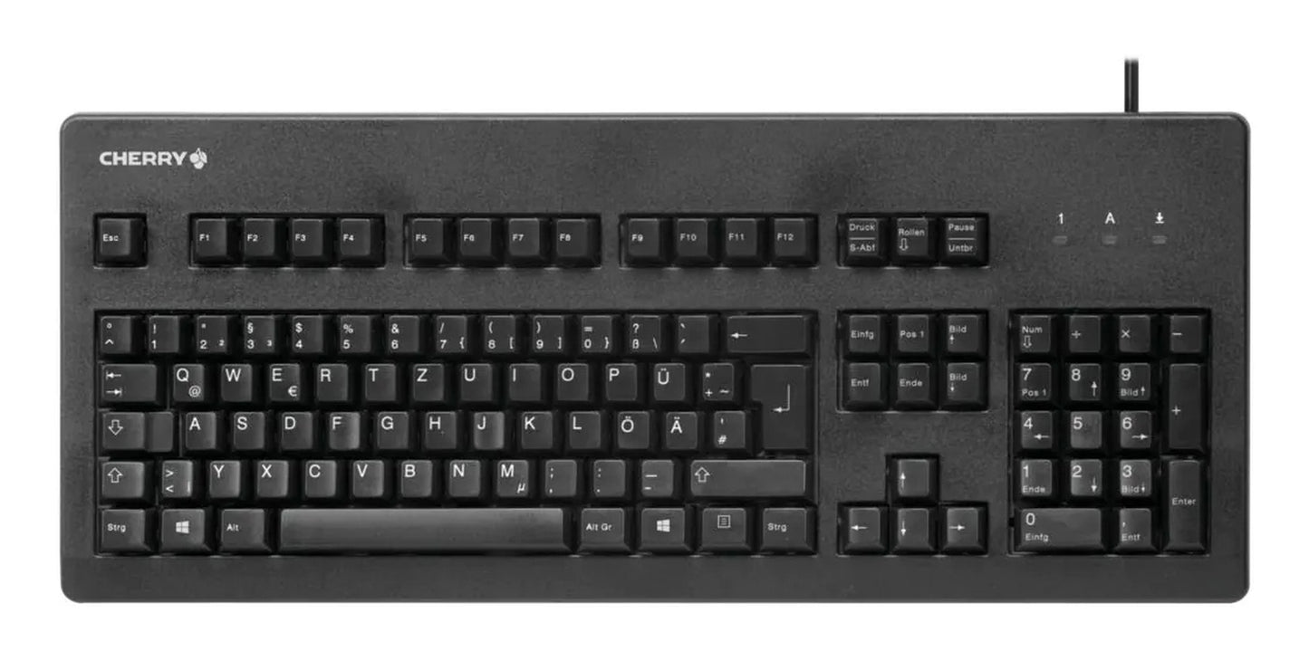 Cherry Classic Line G80 - 3000 - 105 Tasten QWERTZ - Schwarz - Tastatur