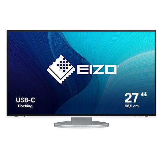 EIZO FlexScan EV2781 - WT - 68,6 cm (27") - 2560 x 1440 Pixel - Quad HD - LCD - 5 ms - Weiß - Monitor