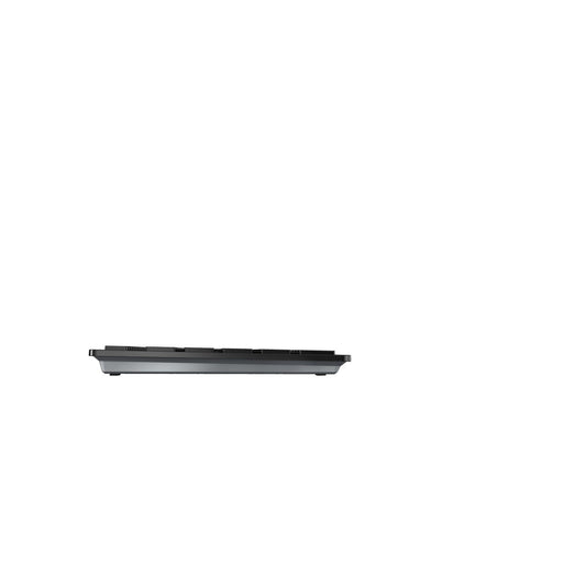Cherry DW 9500 SLIM - Kabellos - RF Wireless + Bluetooth - Scherenschalter - QWERTY - Schwarz - Grau - Maus enthalten - Tastatur