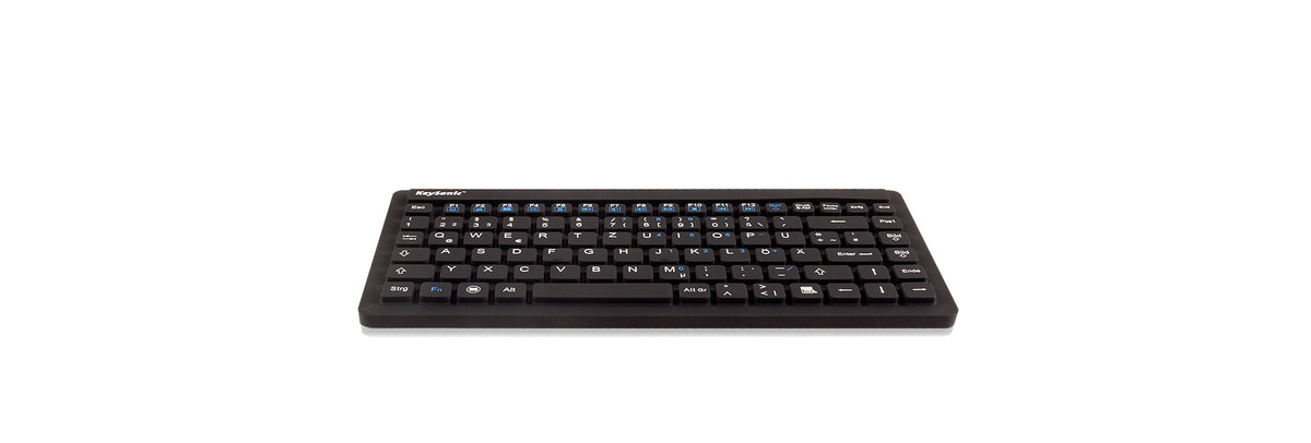 KeySonic KSK - 3230IN (UK) Mini - Industrie Tastatur - USB - schwarz - wasserdicht IP68 - Mini - Kabelgebunden - USB - QWERTY - Schwarz - Tastatur