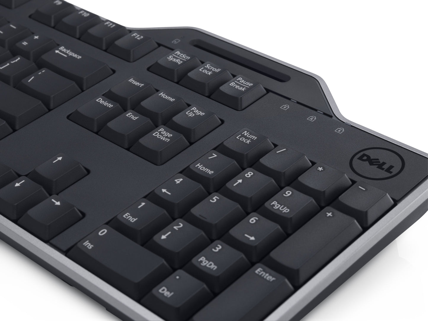 Dell Pro - Smartcard – KB813 - US international (QWERTY) - Volle Größe (100%) - Kabelgebunden - USB - QWERTY - Schwarz - Tastatur