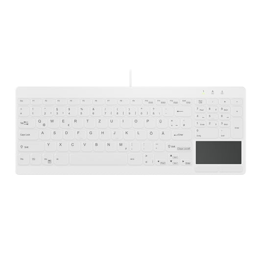 Active Key MTA AK - C7412F Corded DE - Layout IP68 weiß - QWERTZ - Tastatur