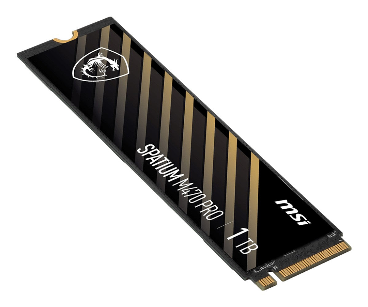 MSI SPATIUM M470 PRO - 1 TB - intern - M.2 2280 - PCIe 4.0 x4 (NVMe) - SSD