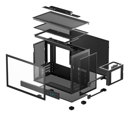 Deepcool Ch160 Plus schwarz - Tower - ATX - Gehäuse