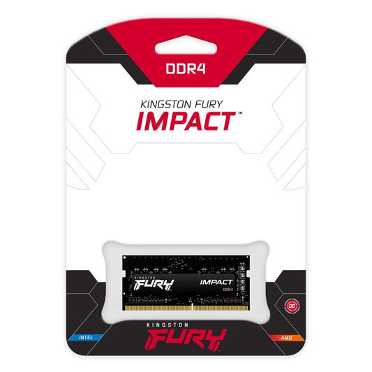 Kingston FURY 16GB 3200MT/s DDR4 CL20 SODIMM Impact - 16 GB - 1 x 16 GB - DDR4 - 260 - pin SO - DIMM - Arbeitsspeicher