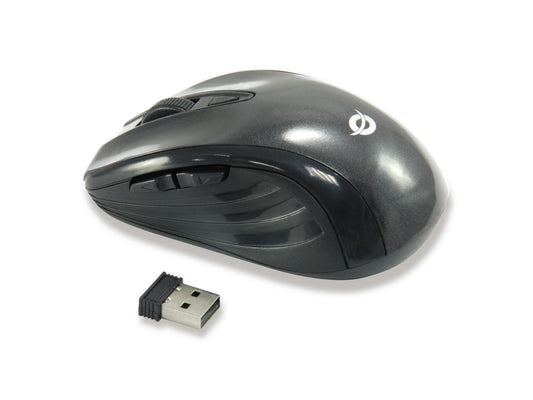 Conceptronic Mouse 5 Button Wireless TRV Diese drahtlose optische Reisemaus mit fünf Tasten nutzt - 1.600 dpi - Maus