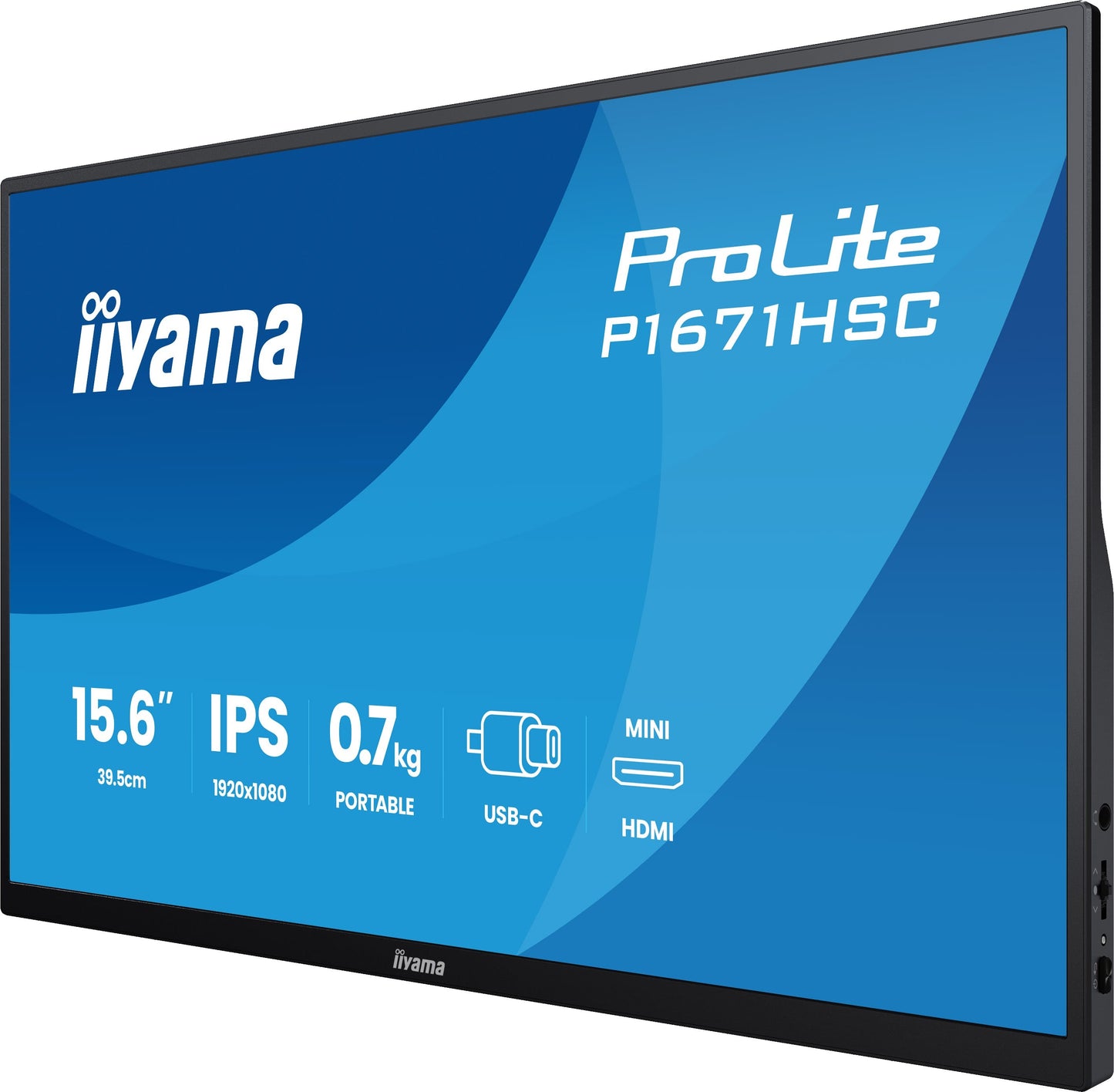 Iiyama P1671HSC - B1 Portable 15.6 - 39,6 cm - Monitor