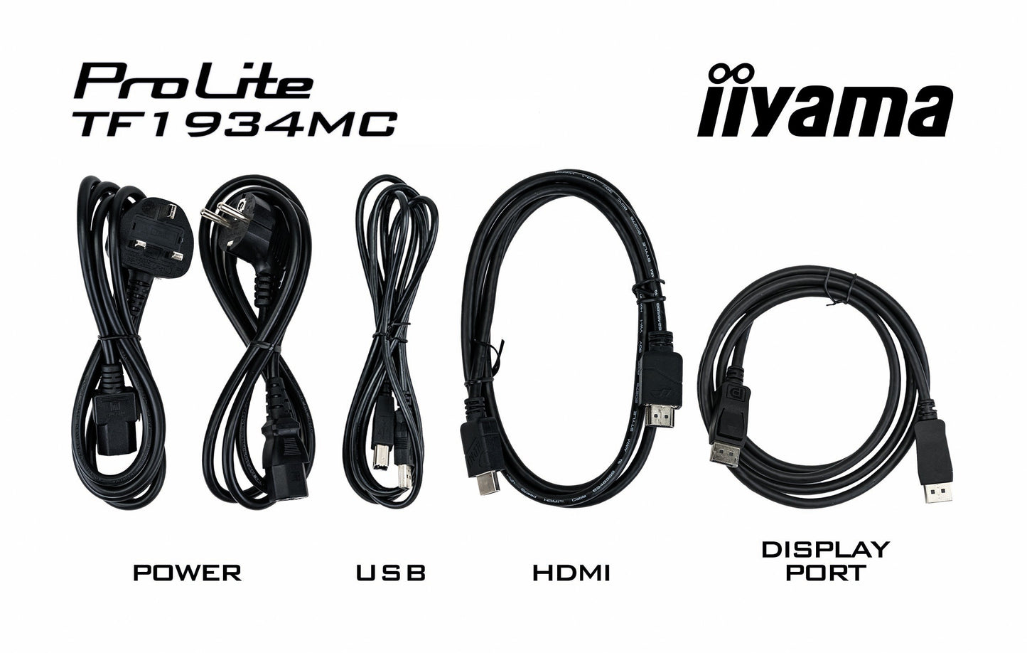 Iiyama ProLite TF1934MC - B7X - 48,3 cm (19") - 1280 x 1024 Pixel - SXGA - LED - 14 ms - Schwarz - Monitor