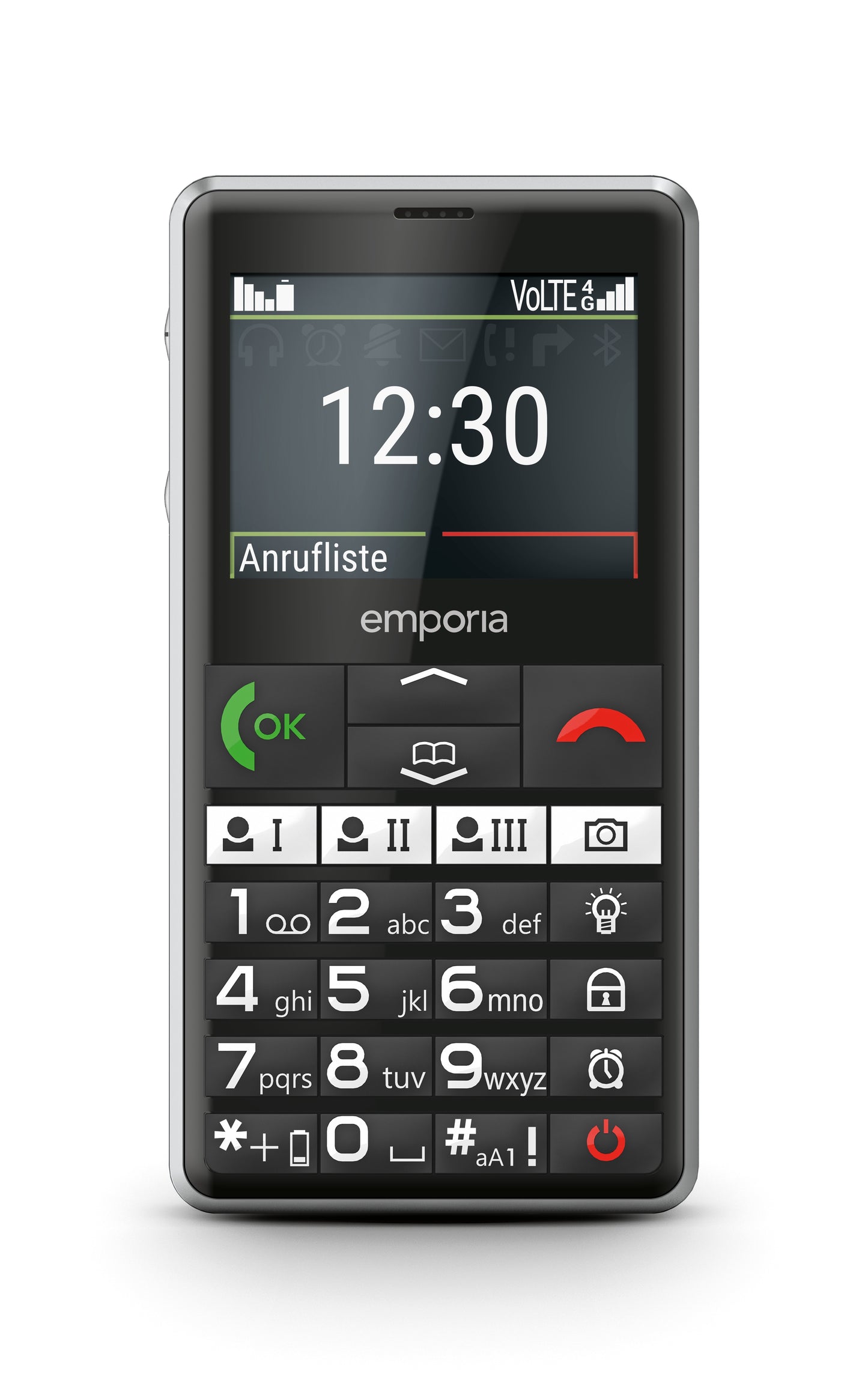 Emporia Pure LTE 2025 - black - 1.400 mAh - 5,87 cm - Mobiltelefon