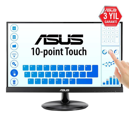 ASUS VT229H - 54,6 cm (21.5") - 1920 x 1080 Pixel - Full HD - LED - 5 ms - Schwarz - Monitor