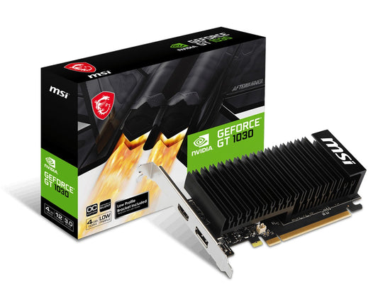 MSI GeForce GT 1030 4GHD4 LP OC - VGA - PCI - E x16 - Grafikkarte