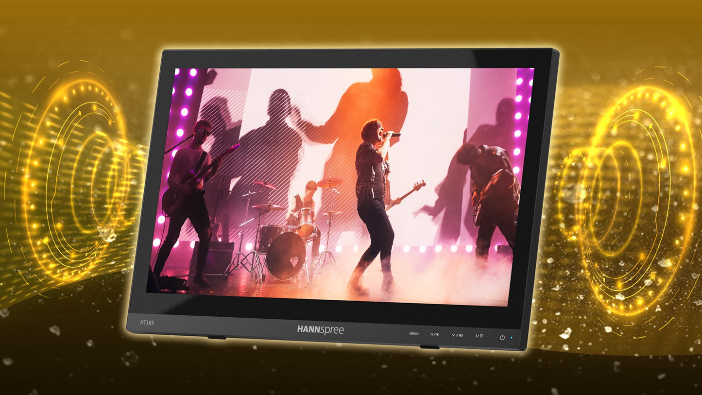 Hannspree 15.6" HT165HPB 16 Touch HDMI black - 39,6 cm - Monitor