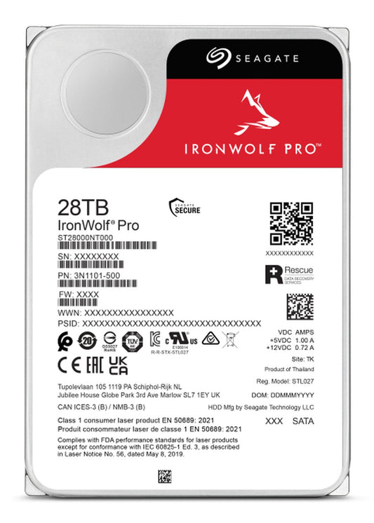 Seagate IronWolf 3.5 SATA St28000Nt000 - Serial ATA - Festplatte