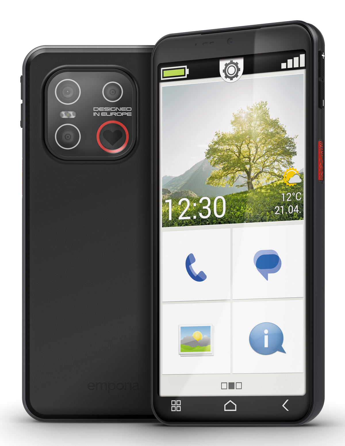 Emporia SMART.7 mini black - 128 GB - Mobiltelefon