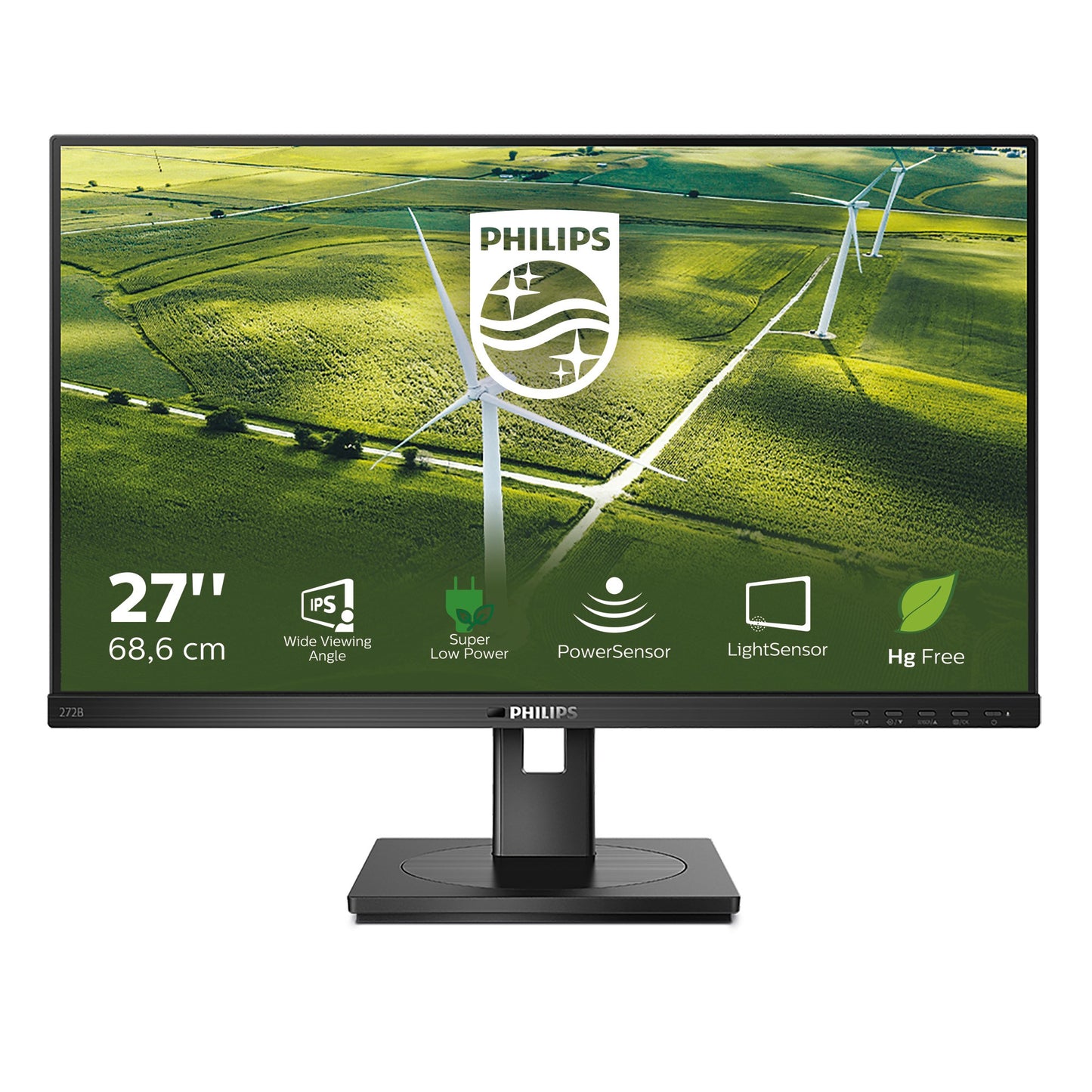 Philips B Line 272B1G/00 - 68,6 cm (27") - 1920 x 1080 Pixel - Full HD - LED - 4 ms - Schwarz - Monitor