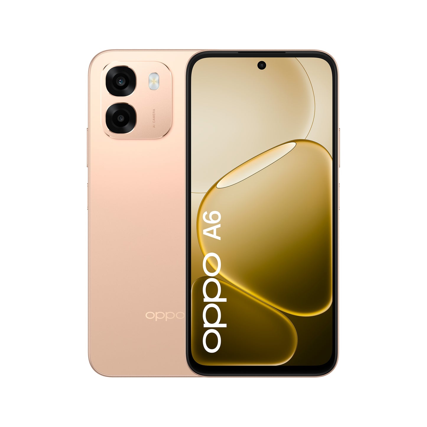 Oppo A6 6/Aurora Gold - Smartphone - 256 GB - Mobiltelefon