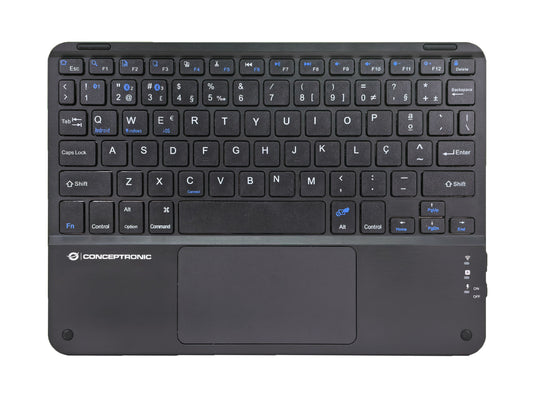 Conceptronic Wireless Tastatur Layout portug. 10" schwarz - QWERTY - Tastatur