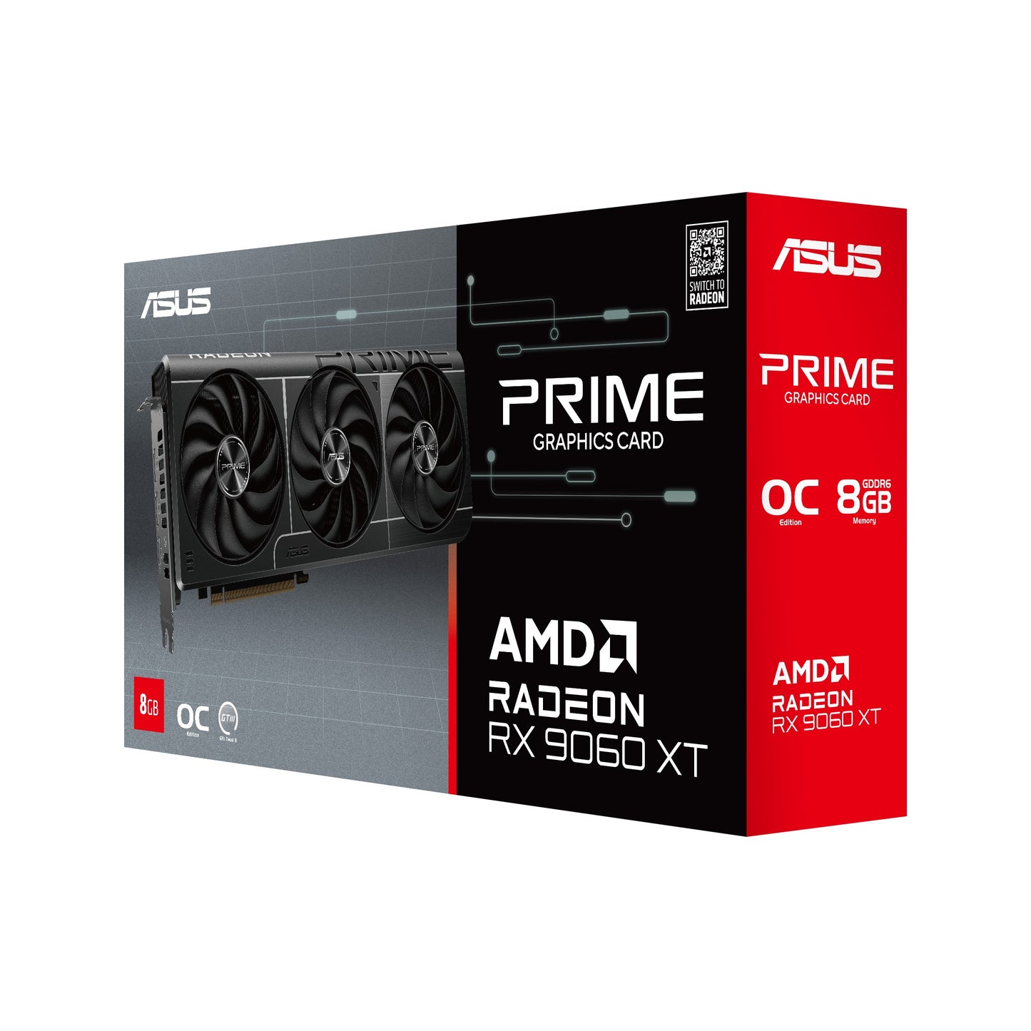 ASUS Prime Radeon Rx 9060 Xt Gddr6 - PCI - Grafikkarte