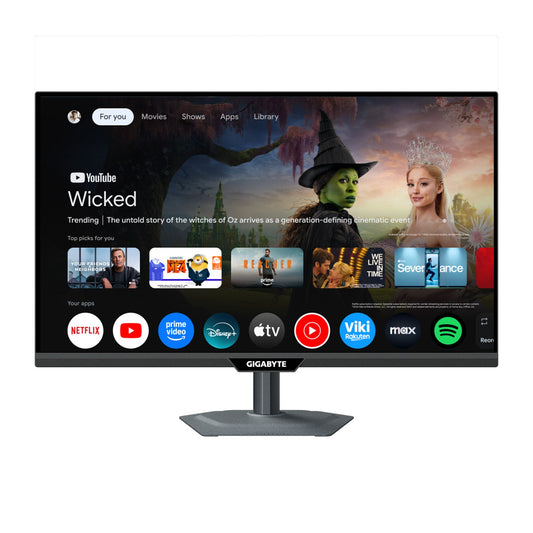 Gigabyte M27Qs 27 2K Qhd Smart Monitor - Google Tv Wireless - 27 - 27" - Monitor