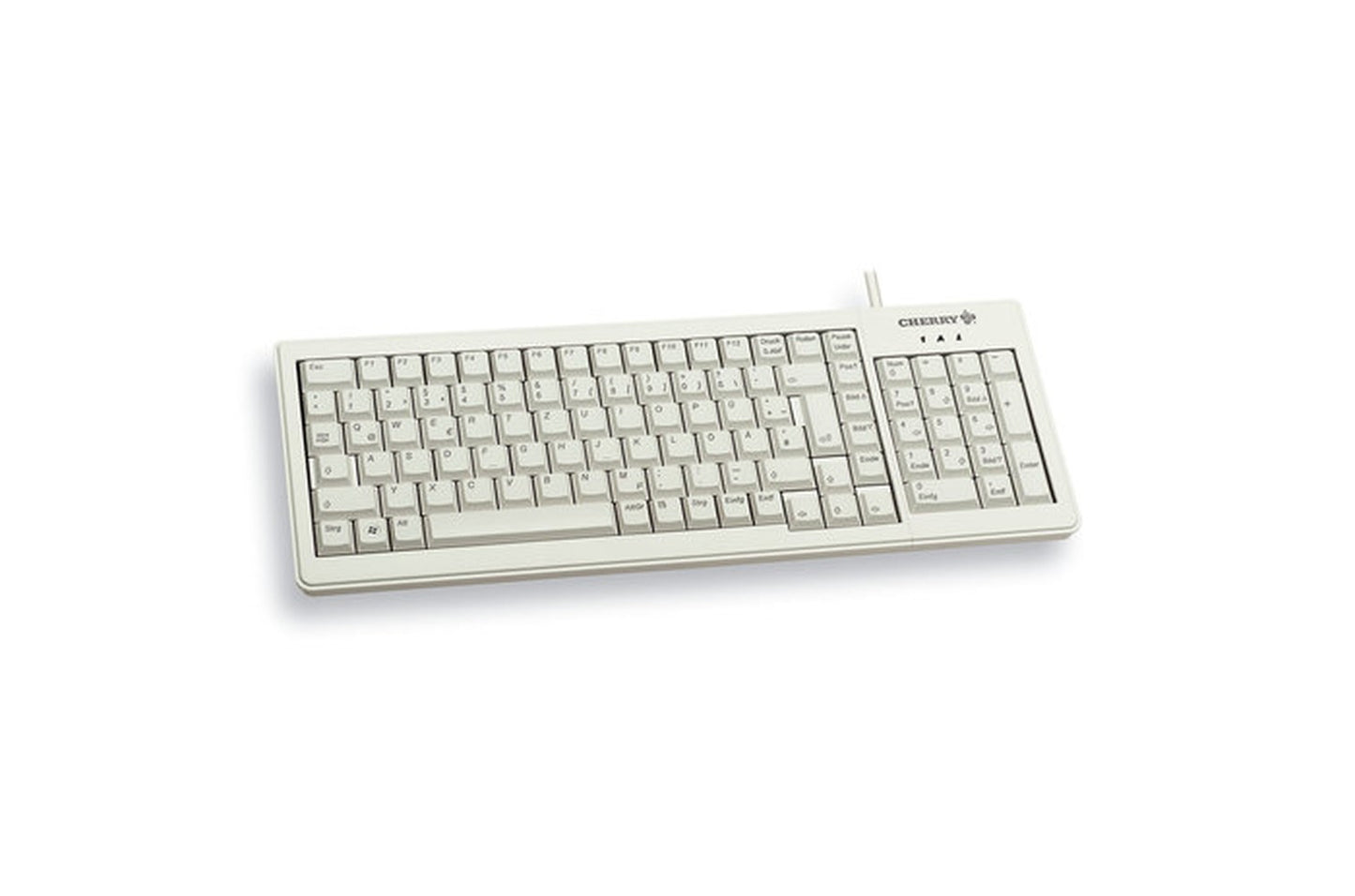 Cherry XS - Volle Größe (100%) - Kabelgebunden - USB - QWERTZ - Grau - Tastatur