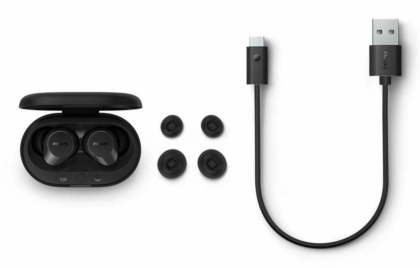 Philips True Wireless In - Ear TAT1209BK Schwarz - 20 KHz - Kopfhörer