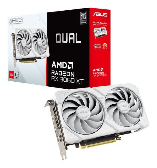 ASUS Dual Rx 9060 Xt Gddr6 white - PCI - Express - Grafikkarte