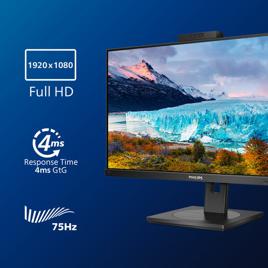 Philips S Line 272S1MH/00 - 68,6 cm (27") - 1920 x 1080 Pixel - Full HD - LED - 4 ms - Schwarz - Monitor