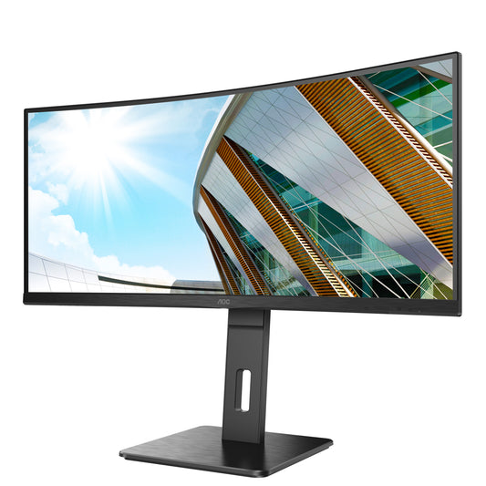 AOC P2 CU34P2A - 86,4 cm (34") - 3440 x 1440 Pixel - Quad HD - LED - 4 ms - Schwarz - Monitor