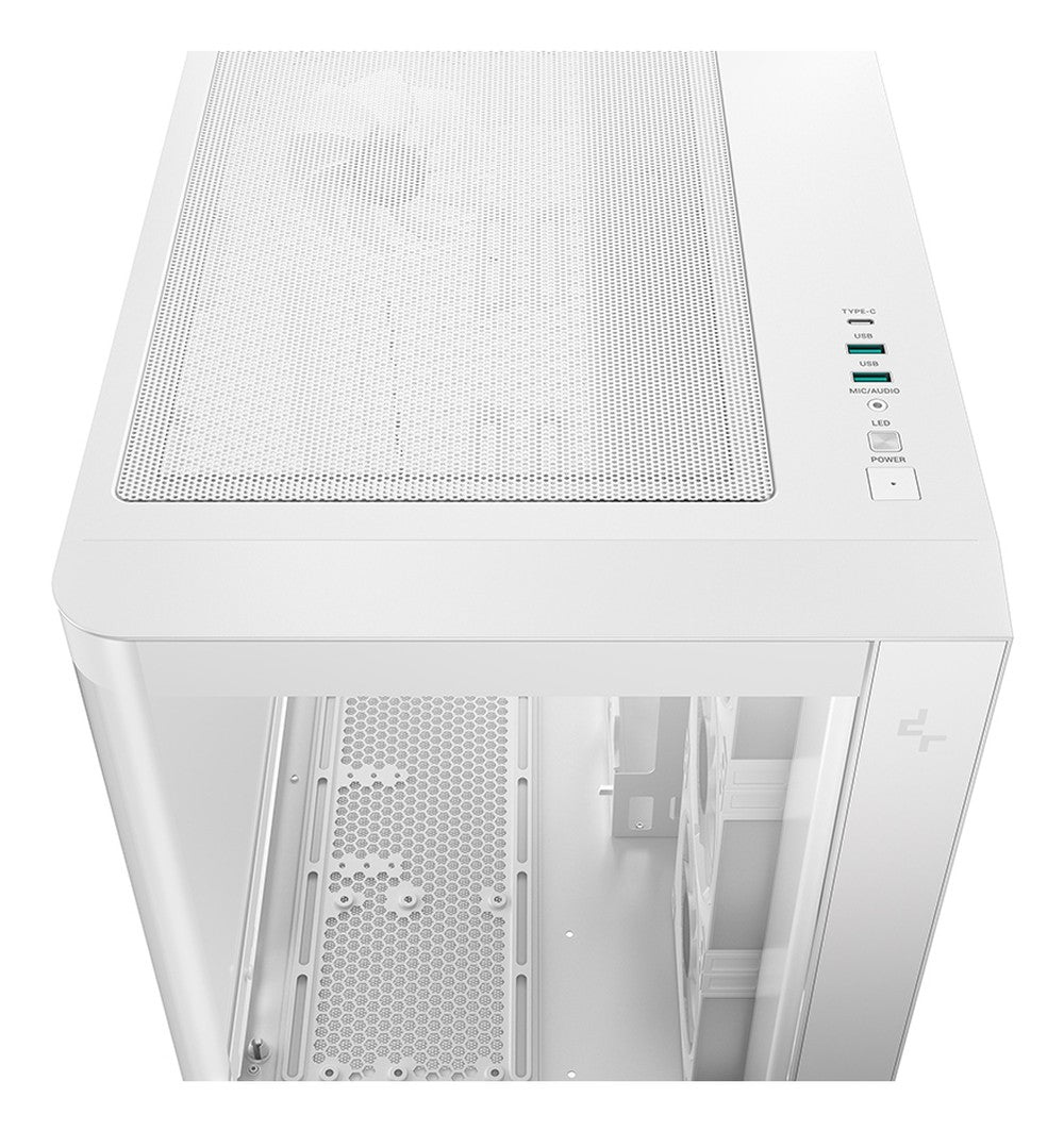 Deepcool CG530U 4F WH ATX Curved Glass Panoramic Case White - ATX - Gehäuse