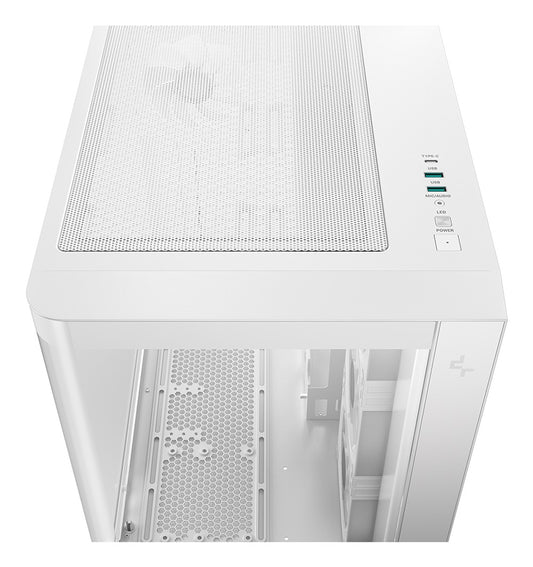 Deepcool CG530U 4F WH ATX Curved Glass Panoramic Case White - ATX - Gehäuse