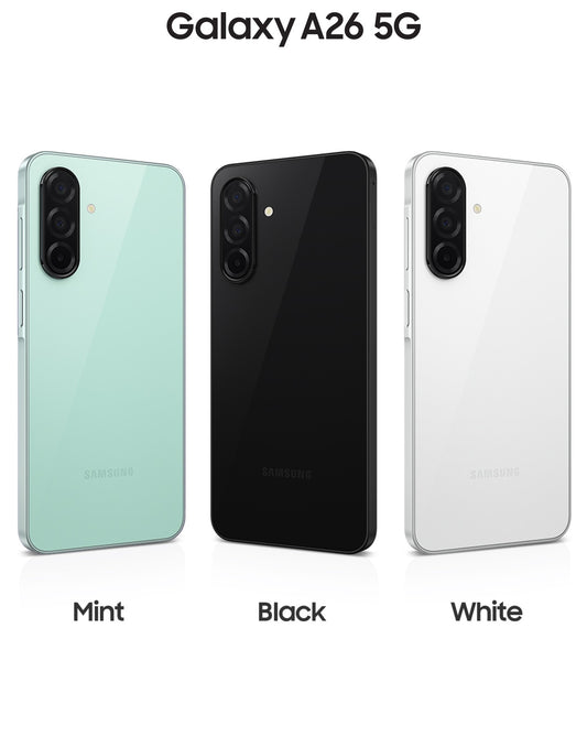 Samsung Galaxy A26 6/Black - 128 GB - Mobiltelefon