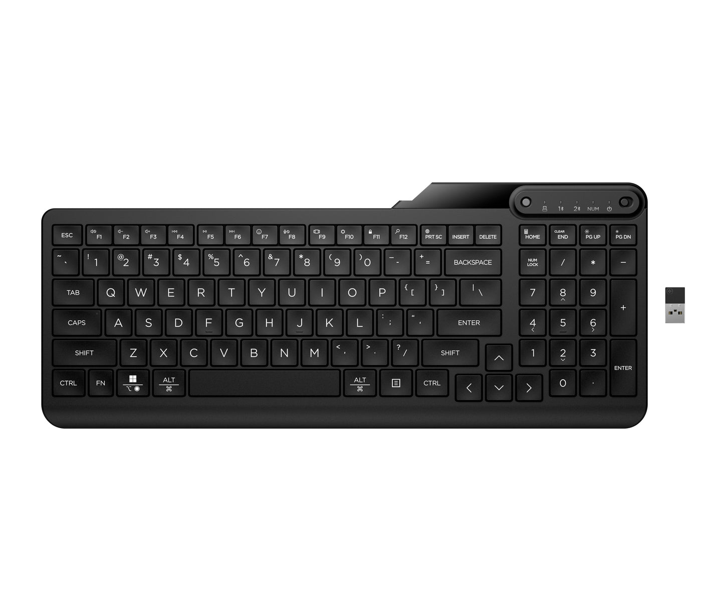 HPE 475 Dual - Mode Wireless Tastatur - QWERTZ - Tastatur