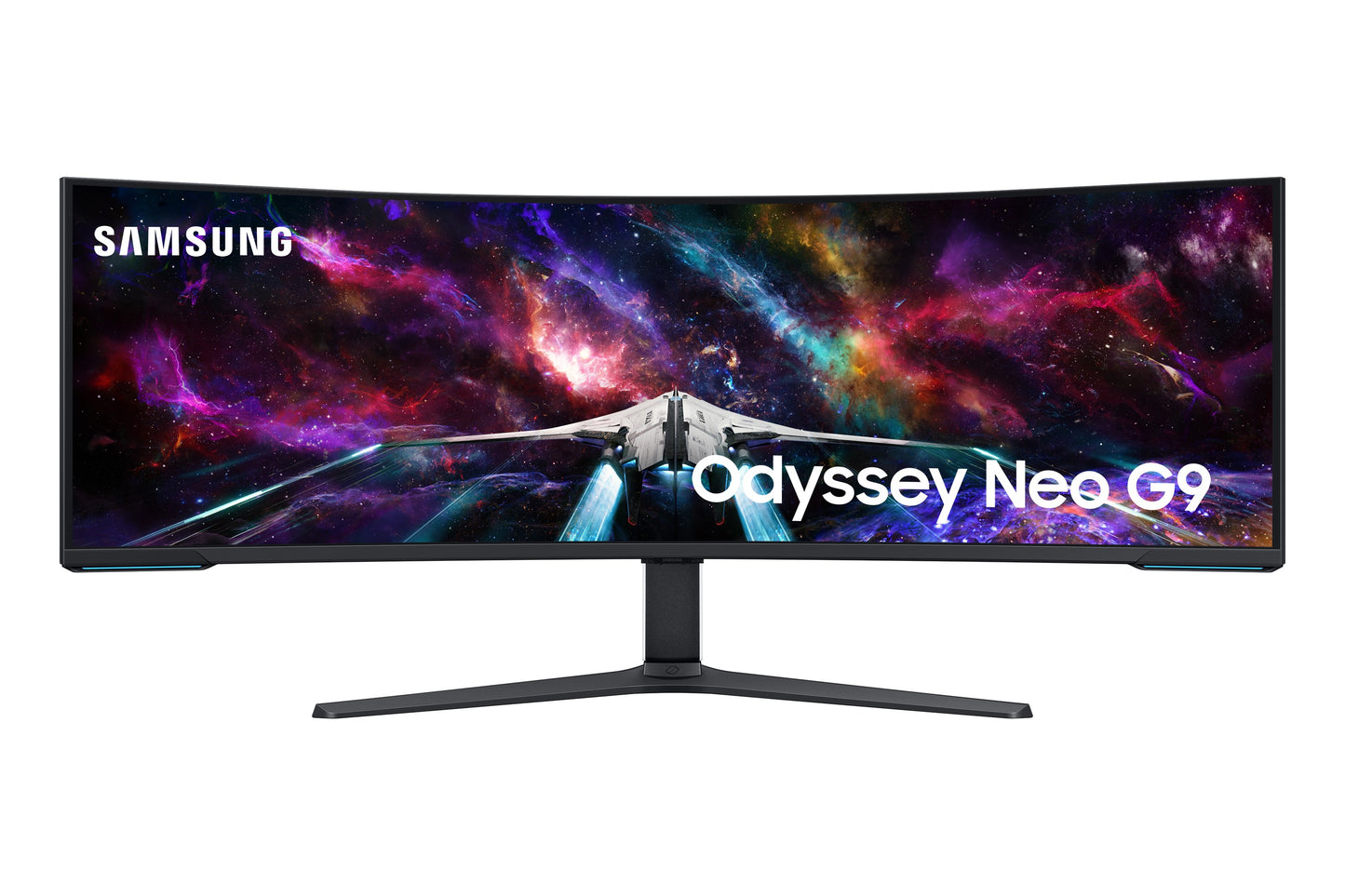 Samsung G95NC - 144,8 cm (57") - 7680 x 2160 Pixel - Dual UHD - QLED - 1 ms - Weiß - Monitor