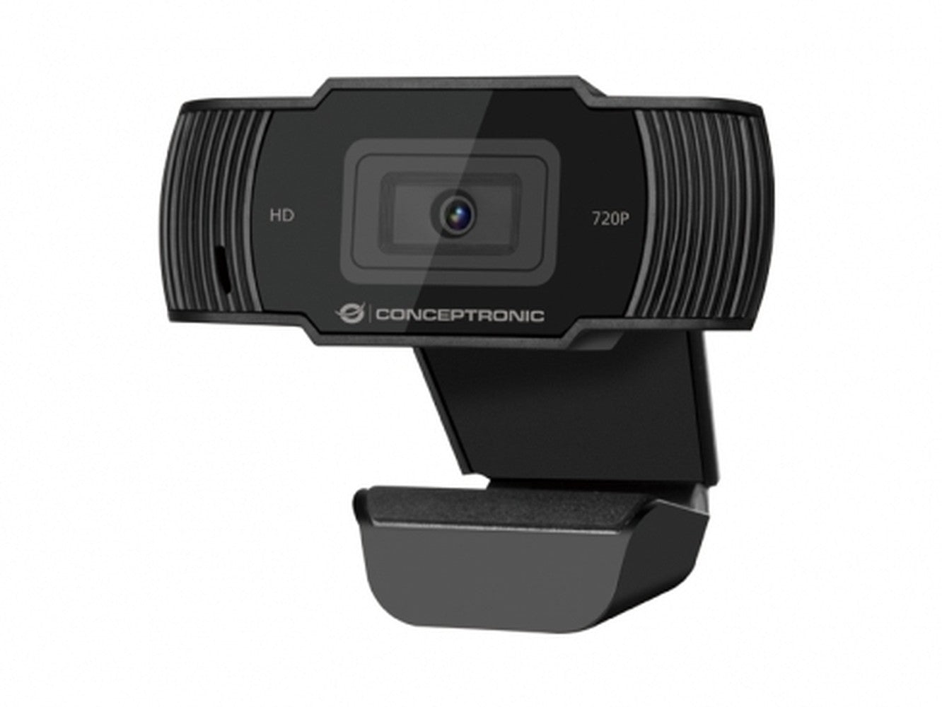 Conceptronic AMDIS 720P HD Webcam with Microphone - 1280 x 720 Pixel - 30 fps - 68° - 68° - 5 V - USB 2.0 - Webcam