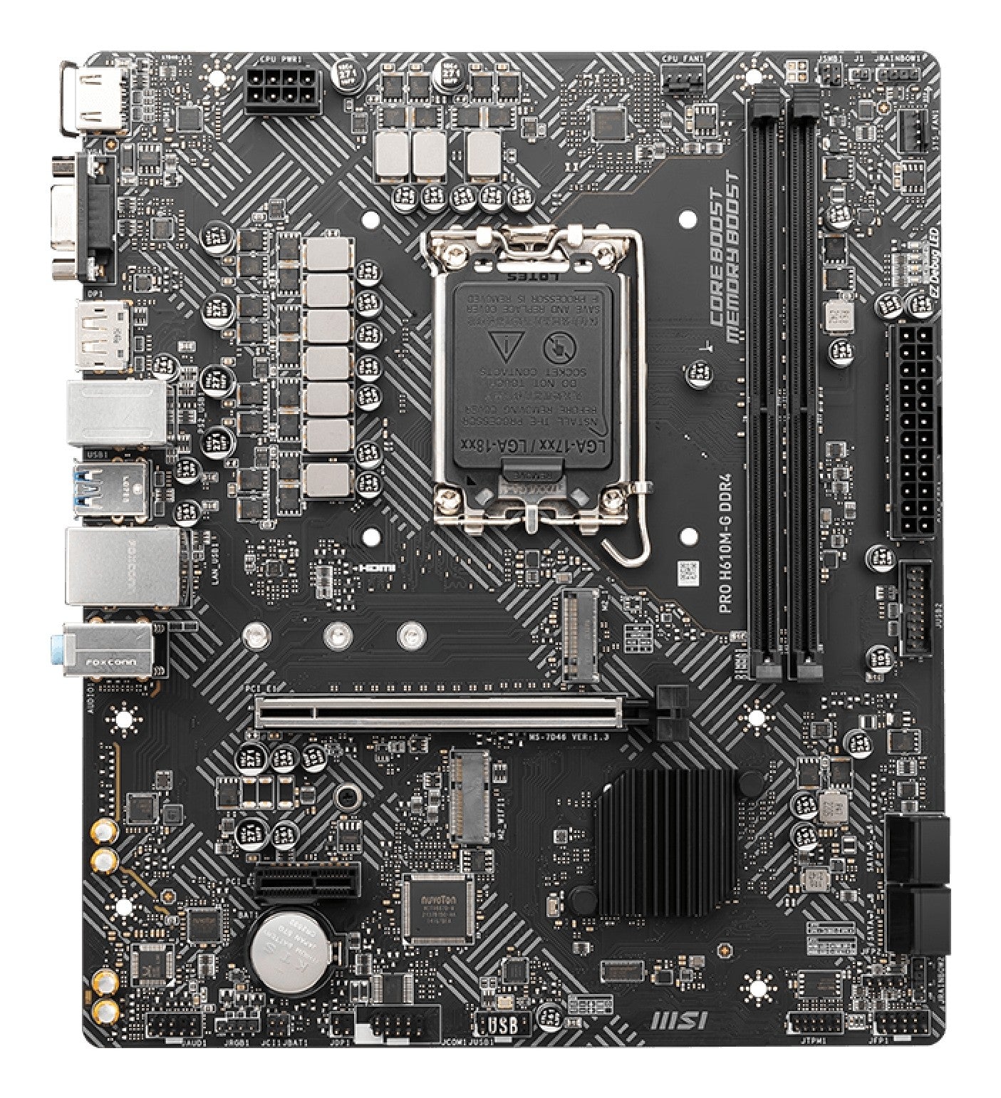 MSI PRO H610M - G DDR4 - mATX - Mainboard
