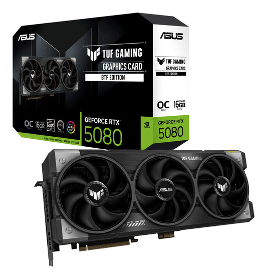 ASUS TUF GeForce RTX 5080 OC GDDR7 BTF GAMING 2xHDMI 3xDP - Grafikkarte