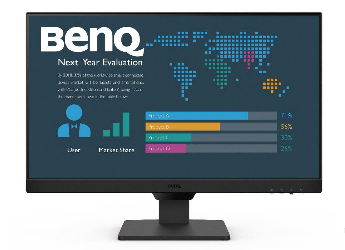BenQ LCD - TV BL2490 60,5 cm/23,8" Flachbildschirm (TFT/LCD) - 1.920x1.080 IPS - Monitor